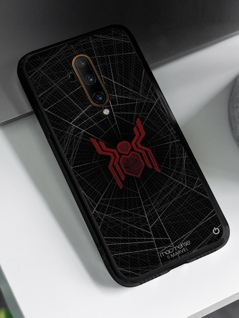 

macmerise Black & Red Spider Webbed OnePlus 7T Pro Phone Case