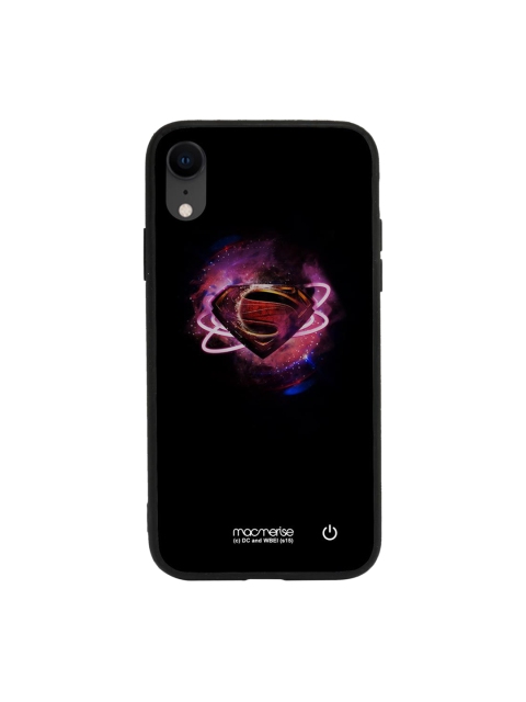

macmerise Black & Purple Superman Supremacy iPhone XR Lumous LED Phone Case