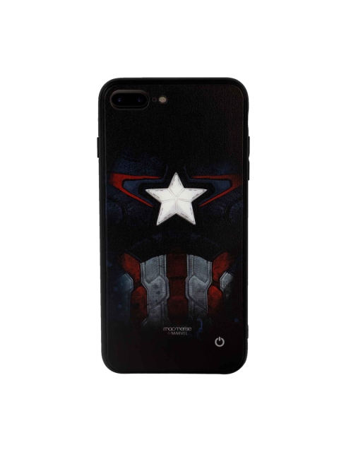 

macmerise Unisex Black & Red Printed Iphone 8 Plus Back case
