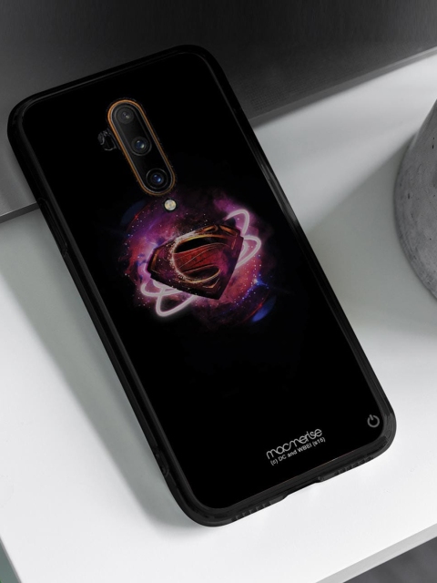

macmerise Black & Red Superman Supremacy Printed Lumous LED OnePlus 7T Pro Back Case