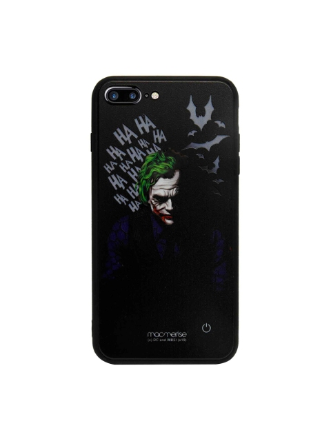

macmerise Unisex Black & Green Printed Iphone 8 Plus Back case