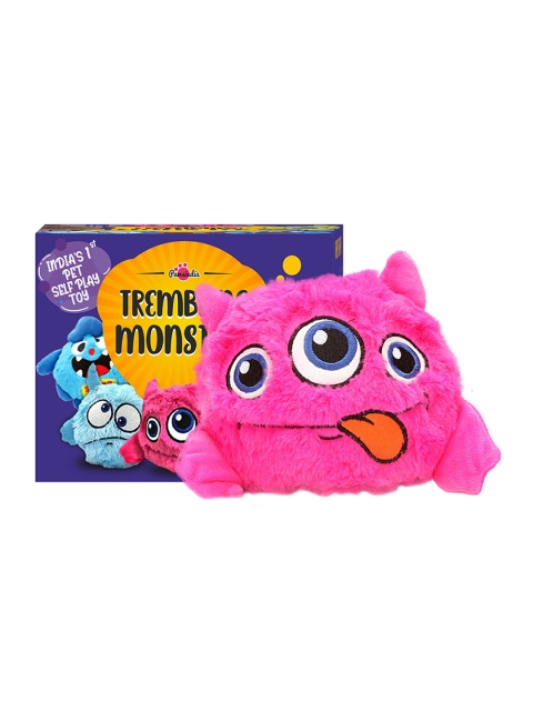 

Pawsindia Dogs Pink Trembling Monster Squeaky Toy