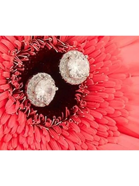 

SILBERRY Silver-Toned Contemporary Studs Earrings