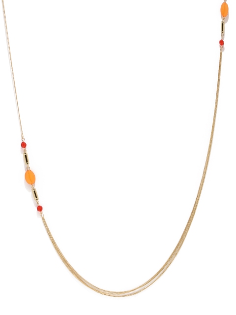 

ToniQ Gold-Toned Dual-Stranded Beaded Necklace