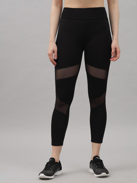 

MARC LOUIS Women Black Solid Tights