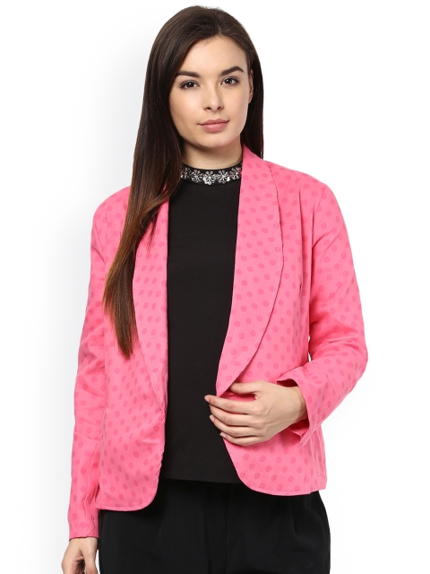 

Mamacouture Pink Polka Dot Print Maternity Jacket