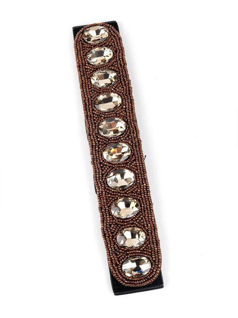 

ODETTE Women Brown Embellished Belt