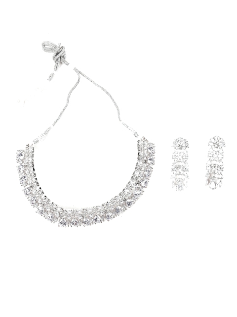 

ODETTE Silver-Toned Jewellery Set