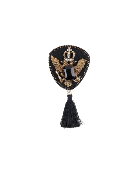 

ODETTE Women Black Brooch