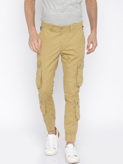 

Sports52 Wear Khaki Leo Fit Cargo Trousers