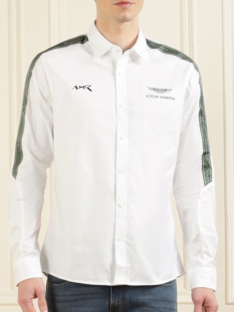 

HACKETT LONDON Men White Casual Shirt