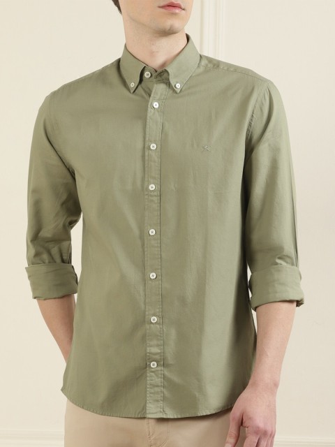 

HACKETT LONDON Men Green Casual Shirt