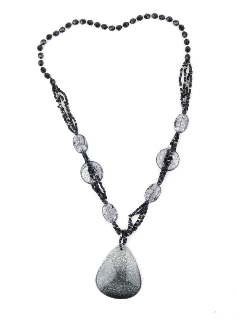 

ODETTE Black Beaded Minimal Necklace
