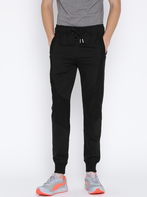 

Sports52 wear Men Black Track Pants