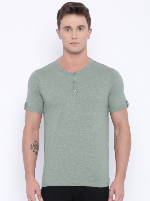 

Slub Grey Henley T-shirt