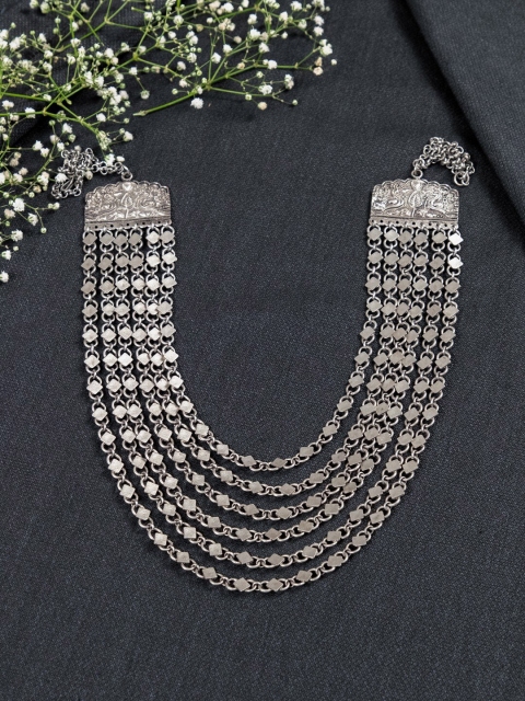 

creyons by mansi Silver-Toned Layered Necklace