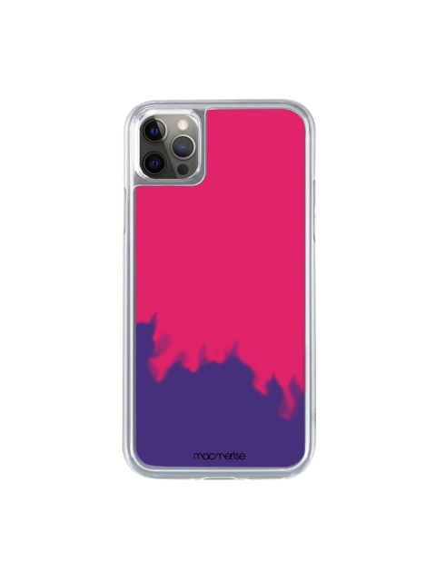 

macmerise Pink & Violet Neon Sand iPhone 12 Pro Max Back Case