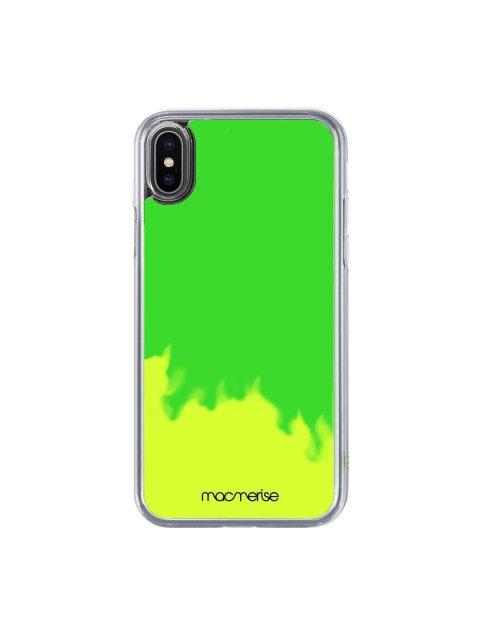 

macmerise Green Neon Sand iPhone X Back Case