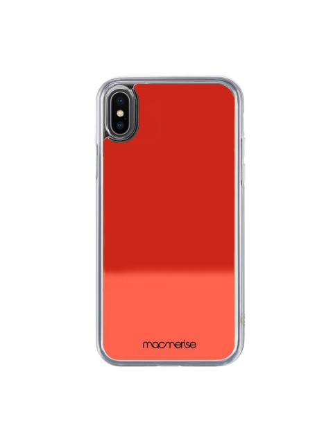 

macmerise Red & Orange Neon Sand iPhone X Back Case