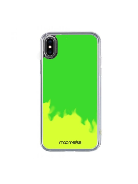 

macmerise Green Neon Sand iPhone XS Max Back Case