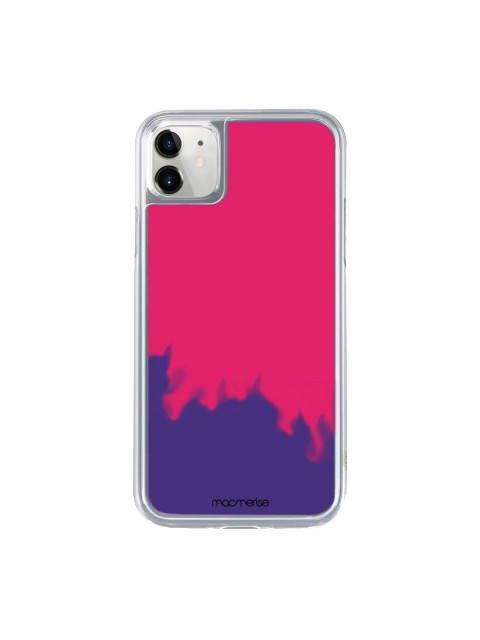

macmerise Pink & Violet Neon Sand iPhone 11 Back Case