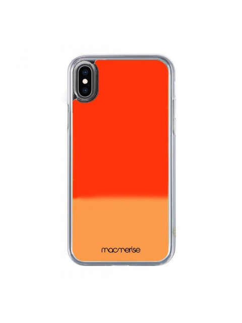 

macmerise Orange Neon Sand iPhone XS Max Back Case