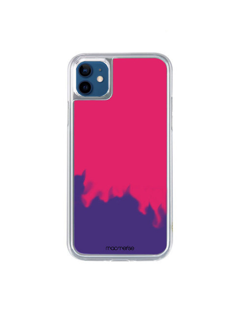 

macmerise Pink & Violet Neon Sand iPhone 12 Back Case