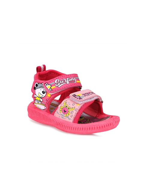

NEOBABY Kids Pink & White Sports Sandals
