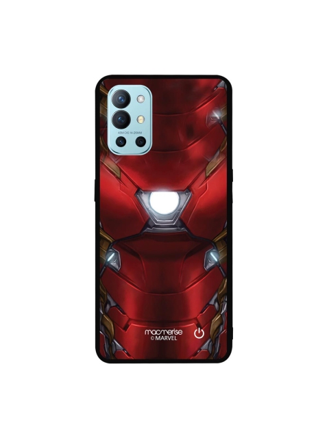 

macmerise Red & White Suit Up Ironman OnePlus 9R Back Case