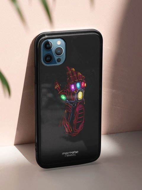 

macmerise Black & Pink Nano Gauntlet iPhone 12 Pro Max Back Case