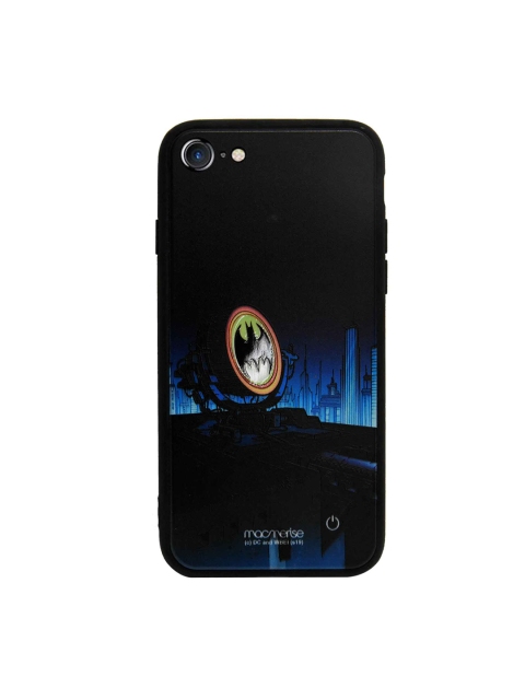 

macmerise Black & Blue Light Up Bat iPhone SE Phone Case