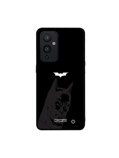 

macmerise Black Silhouette Batman Lumous LED OnePlus 9 Back Case