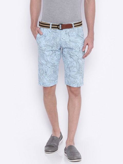 

Sports52 wear Men Blue Printed Chino Shorts
