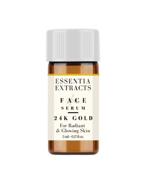

ESSENTIA EXTRACTS 24K Gold Face Serum with Almond & Rosehip Oil 5 ml, Cream
