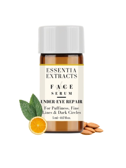

ESSENTIA EXTRACTS Under-Eye Repair Face Serum for Puffiness & Dark Circles - 5 ml, Brown