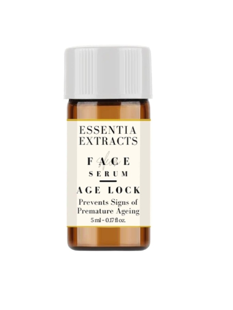 

ESSENTIA EXTRACTS Age-Lock Face Serum for Preventing Premature Ageing - 5 ml, Brown