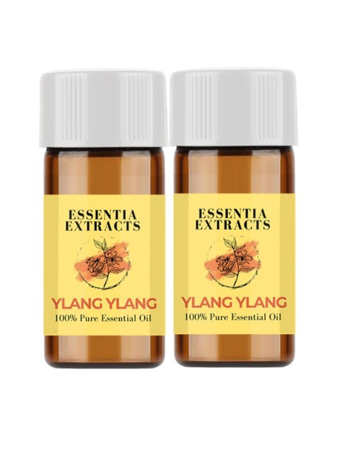 

ESSENTIA EXTRACTS Set of 2 Transparent Ylang Ylang Essential Oil - 6 ml Each
