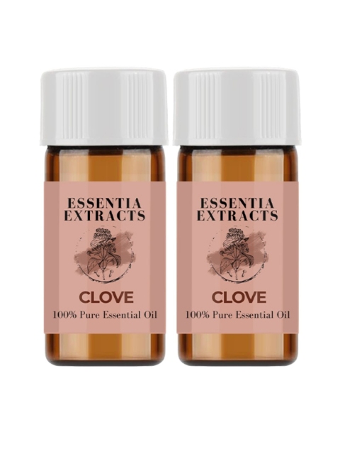 

ESSENTIA EXTRACTS Set Of 2 Clove Essential Oil- 6ml, Transparent