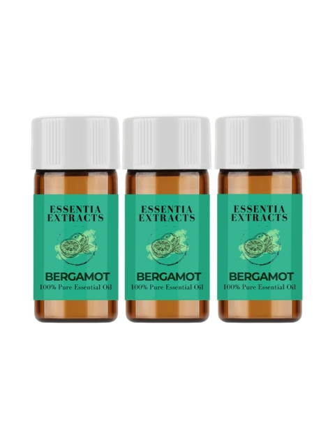 

ESSENTIA EXTRACTS Set Of 3 Bergamot Aroma Oils 9 ML, Transparent