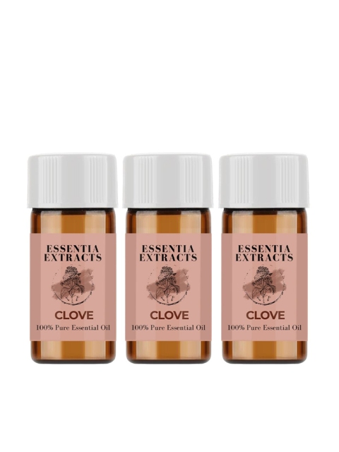 

ESSENTIA EXTRACTS Set Of 3 Clove Essential Oil- 9ml, Transparent