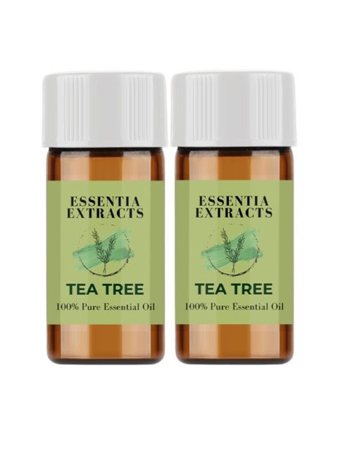 

ESSENTIA EXTRACTS Set of 2 Transparent Tea Tree Essential Oils-6ml Each