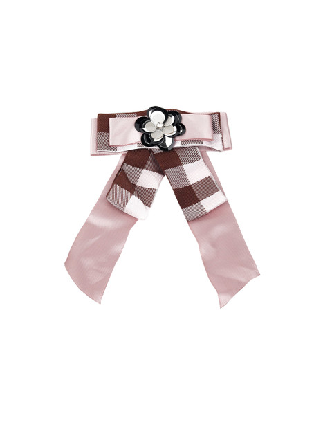 

ODETTE Women Pink & Brown Brooch