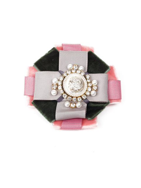 

ODETTE Women Green & Grey Brooch