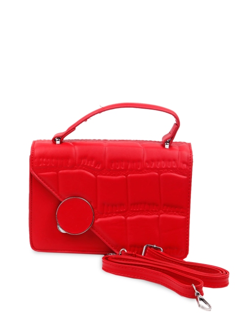 

ODETTE Blue Textured Structured Satchel