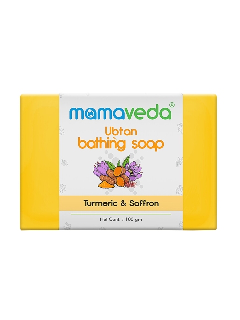 

Mamaveda Turmeric & Saffron Ubtan Bathing Soap 100 g, Yellow