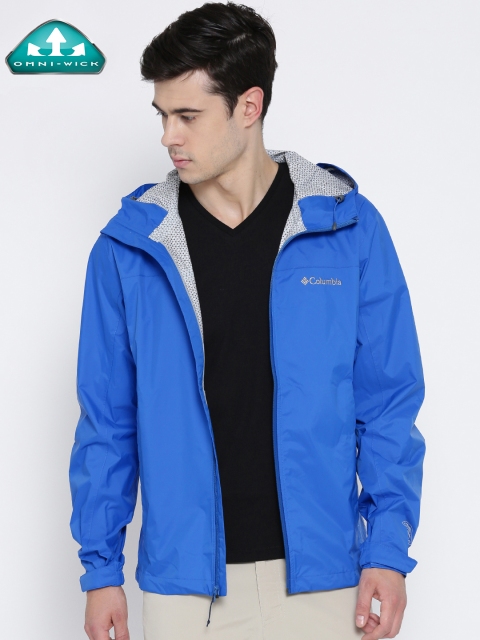 

Columbia Blue EvaPOURation Outdoor Rain Jacket