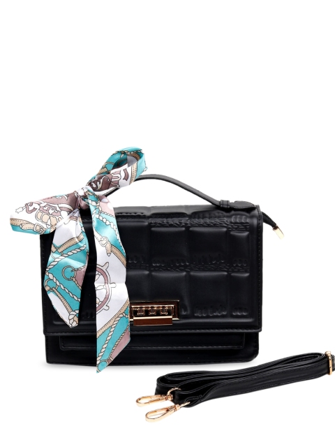 

ODETTE Black Shopper Satchel with Tasselled