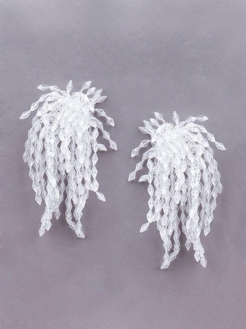 

ODETTE White Classic Drop Earrings