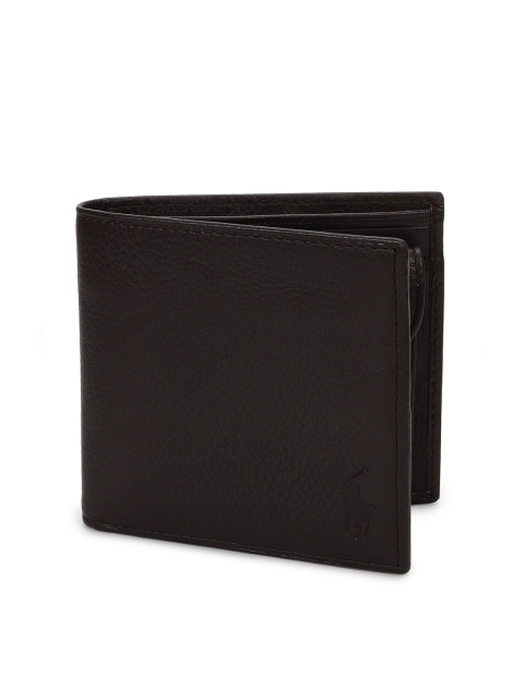 

Polo Ralph Lauren Men Brown Leather Two Fold Wallet