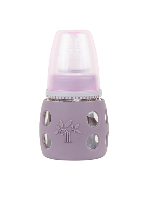 

Baby Moo Infant Kids Purple Glass Feeding Bottle 60 ml